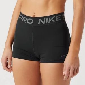 Nike Pro Dri Fit Black Spandex Shorts - size medium